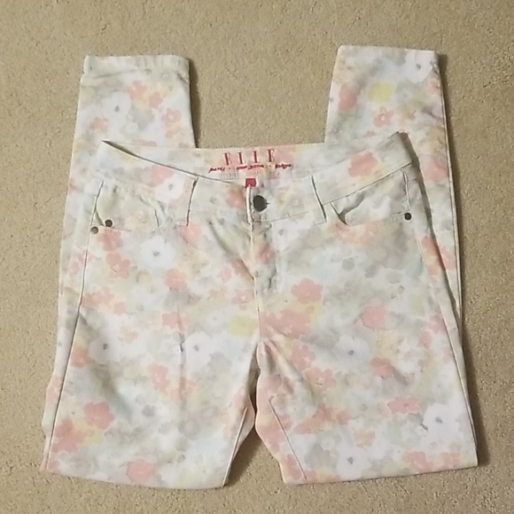 Elle Denim - ☆ Elle ☆ Floral Print Skinny Jean's Size 8